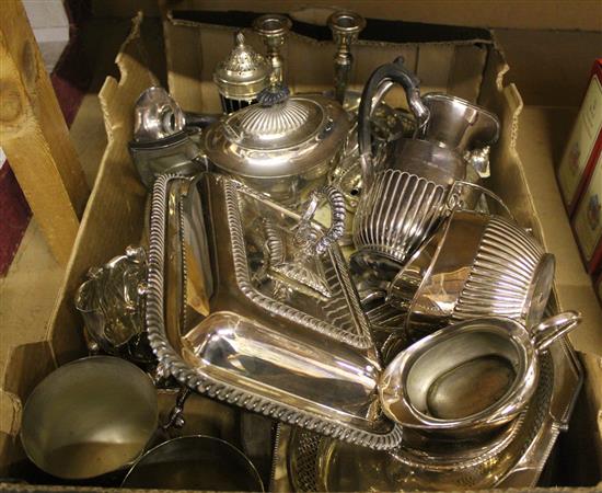 Collection of silver plate